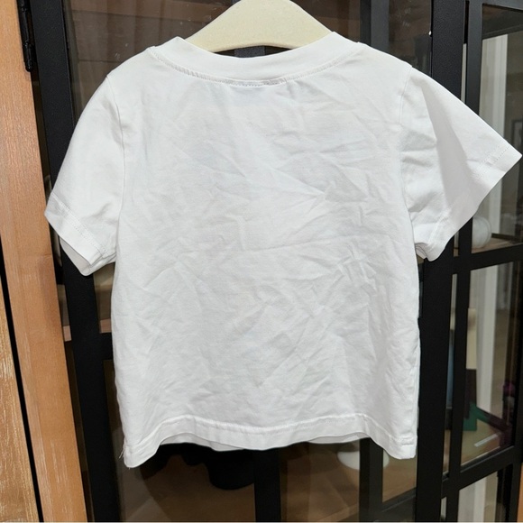 Eliza James smock school bus apples short sleeve tee daycare first day toddler - Picture 4 of 5